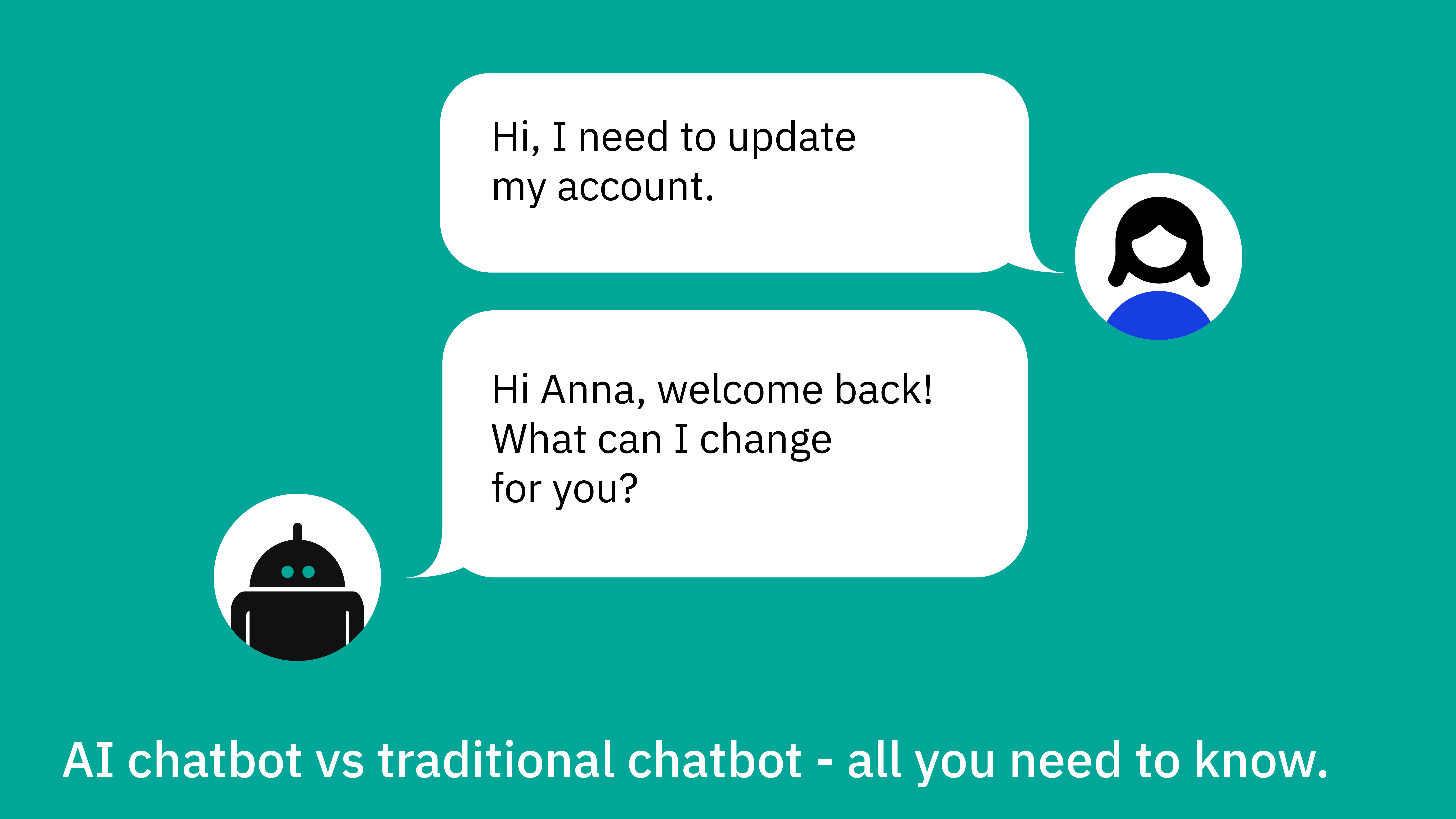 AI chatbot vs. traditional chatbot - all you need to know.