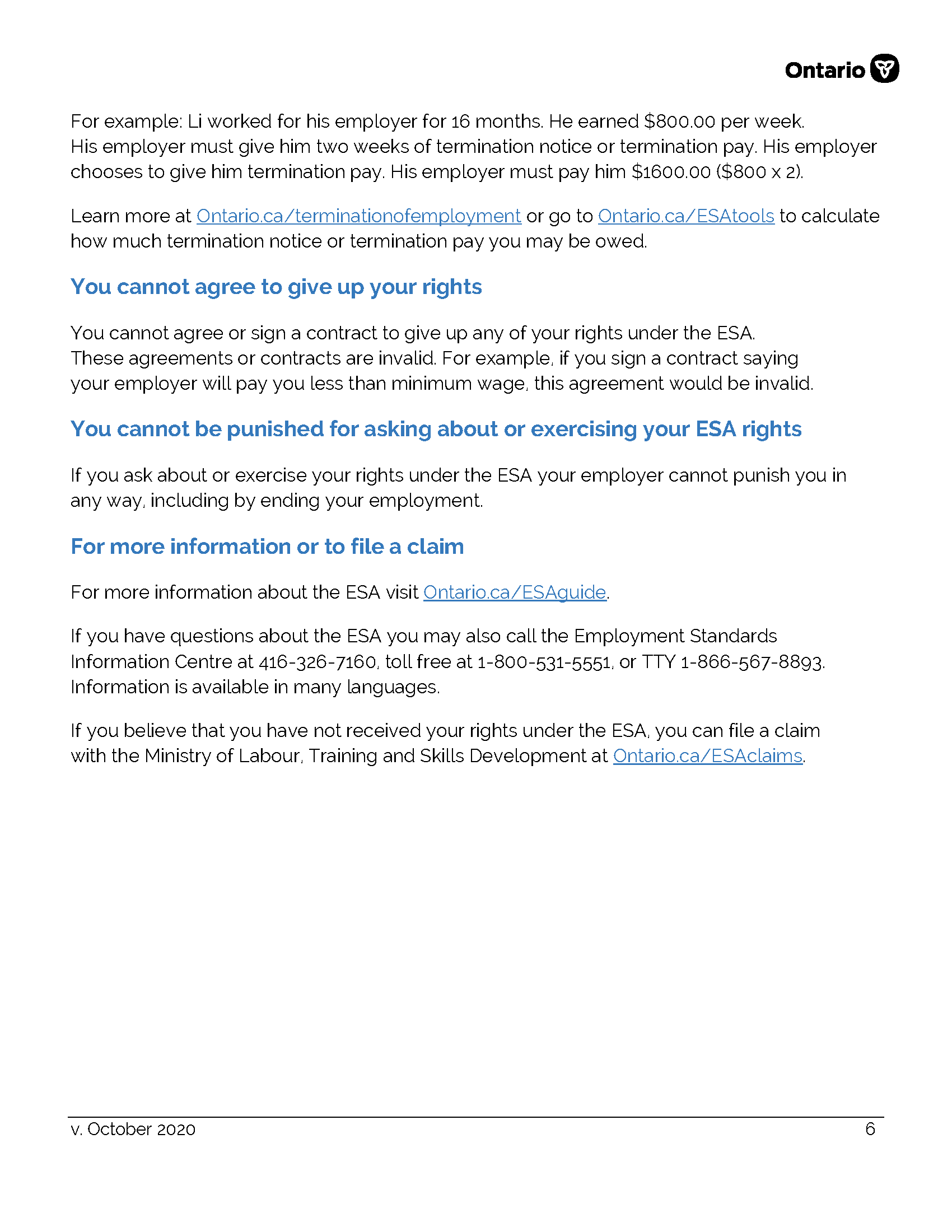 your rights as a foreign national page 6